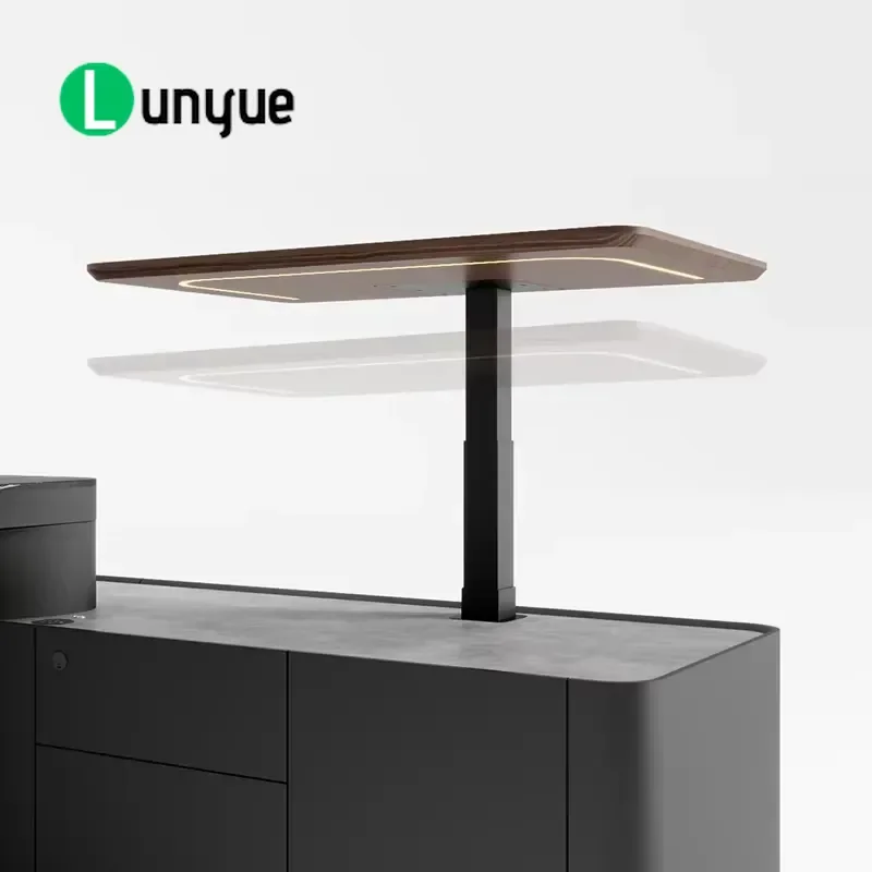Modern L-Shaped Executive Desk High Quality MDF Top Metal Frame Luxury Workbench for CEO Office Home Study Certified