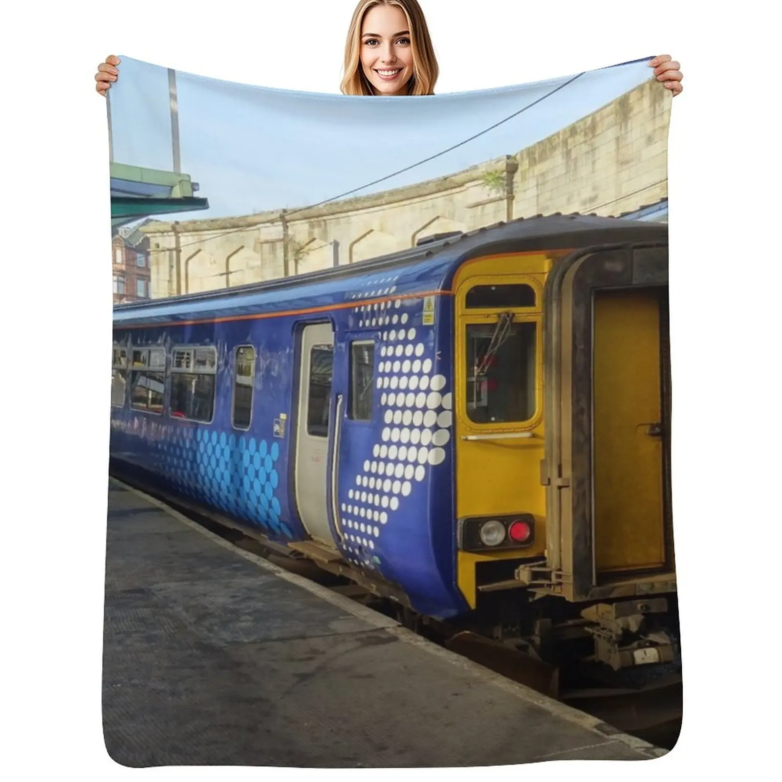 

Scotrail 156430 at Carlisle Throw Blanket Softest Soft Soft Plush Plaid Large Blankets