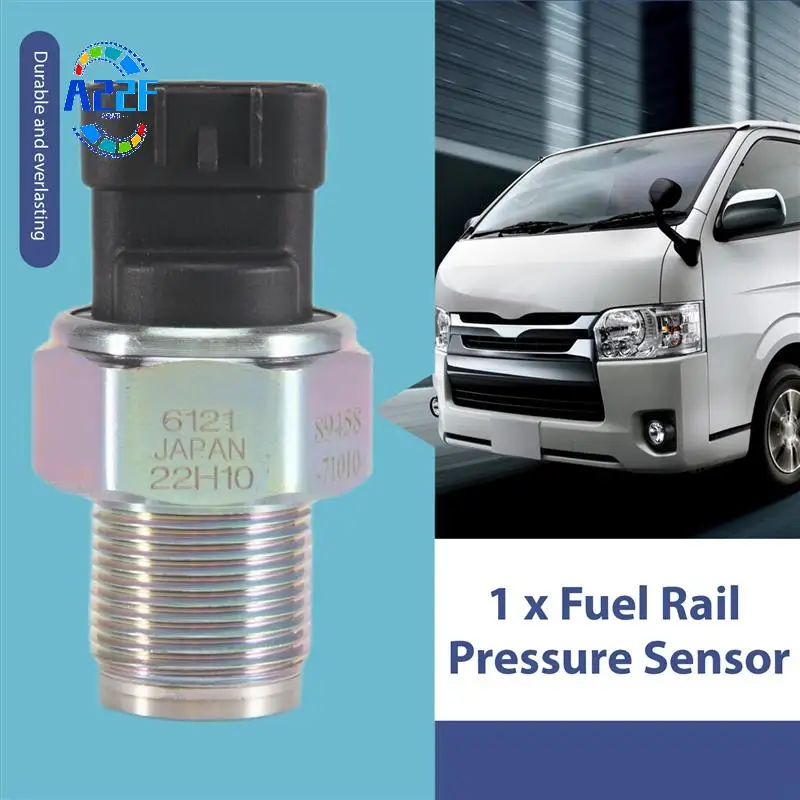 

A22F-89458-71010 Common Rail Fuel Pressure Sensor For Toyota Hilux RAV Hiace D4D 3.0L 2002-2014 499000-6121 6120 Fuel Sensor