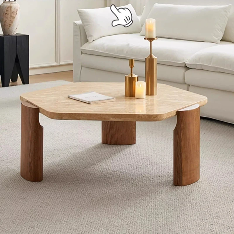 طاولة القهوة الخشبية الاسكندنافية لطيف الحديثة مصمم واضح بسيط طاولة القهوة الجمالية الدائمة فريدة من نوعها ميسا أثاث المنزل المساعد