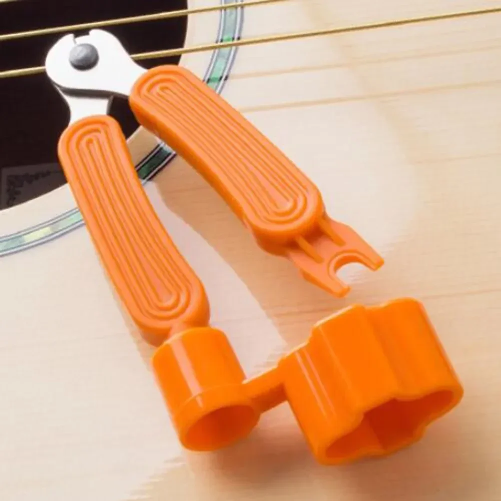 Gray Guitar String Winder Wrench Tool Metal+ABS Pin Puller Repair White Change Orange 30g Black High Quality Hot