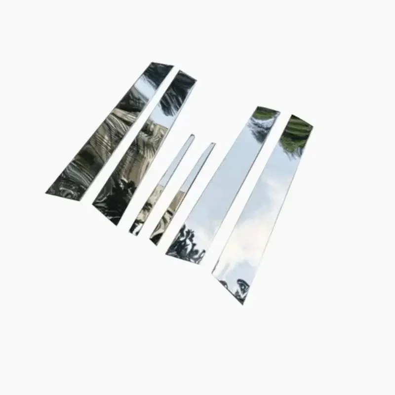 Chrome Pillar Trim for Cadillac ATS 13-20 6pc Set Door Cover Mirrored Post