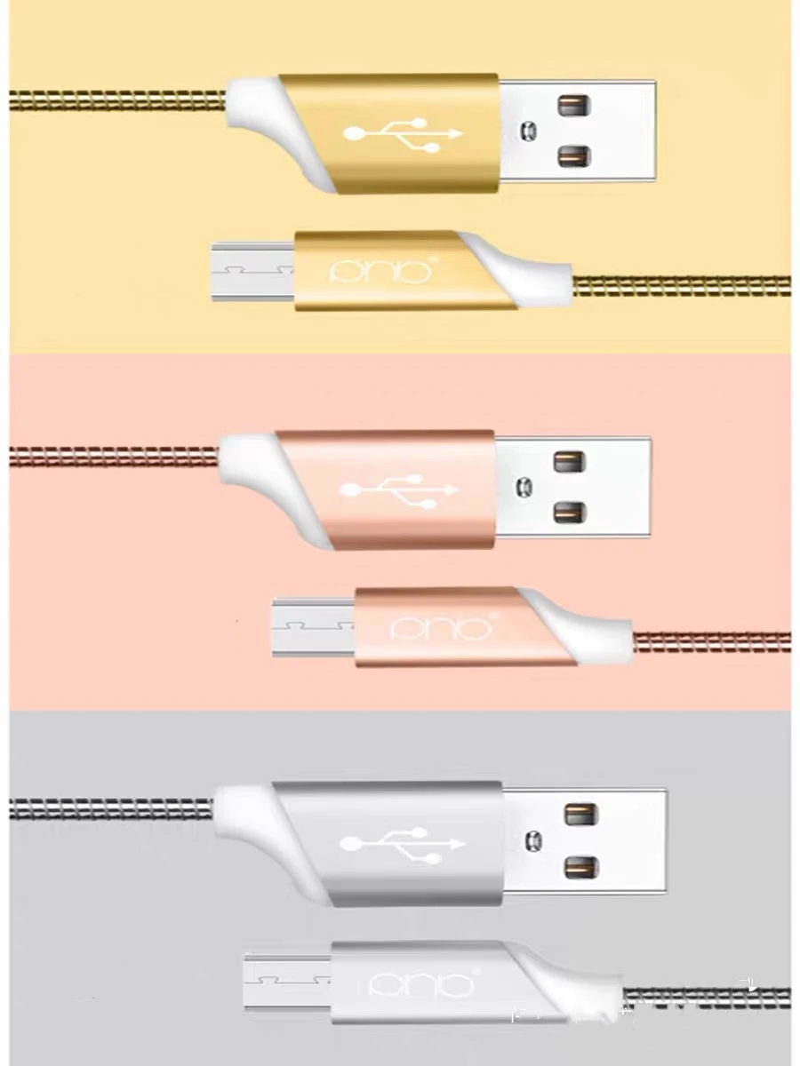 Micro USB 2.4A Fast Charging Wire Mobile Phone Cable For Xiaomi Samsung Huawei Andriod Micro USB Universal