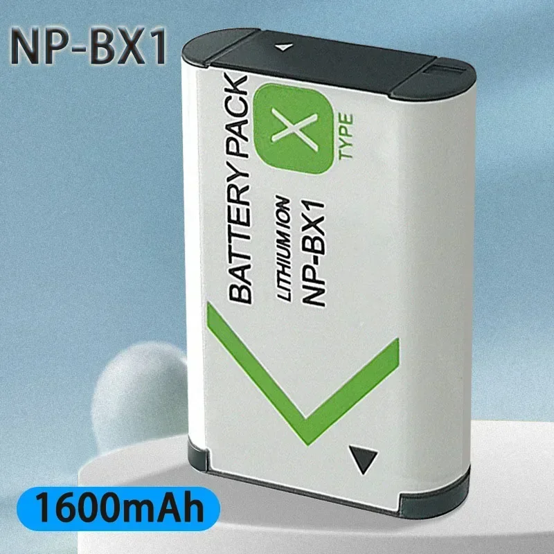 NP-BX1 Battery 1600mAh 3.6V for Sony Camera Batteries RX100 AS30V HX400 WX300 X3000R DSC-RX100 RX100/B Rechargeable Cell+Charger