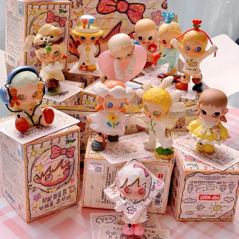 

POPMART Zsiga in the Sunlight Series Blind Box Decoration Trendy Toy Cute Gifts Collectible Mystery Box with Character Designs
