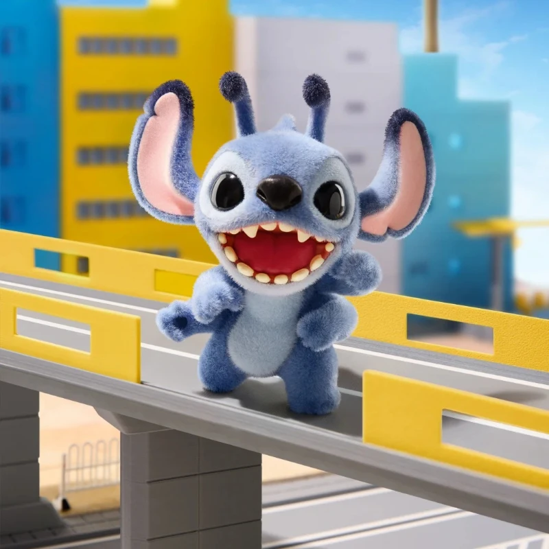 Scatola cieca originale Miniso Stitch Stitch Ohana significa serie famiglia Scatola misteriosa Kawaii Action Figure Ornamento Regalo di compleanno per bambini