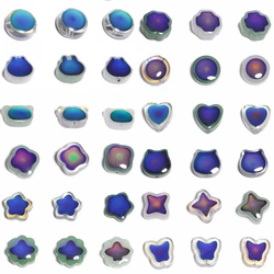 Temperature Sensitive Color Changing Lampwork Pendant Love Bear Butterfly Style Beads for DIY Jewelry making Bracelet Necklace