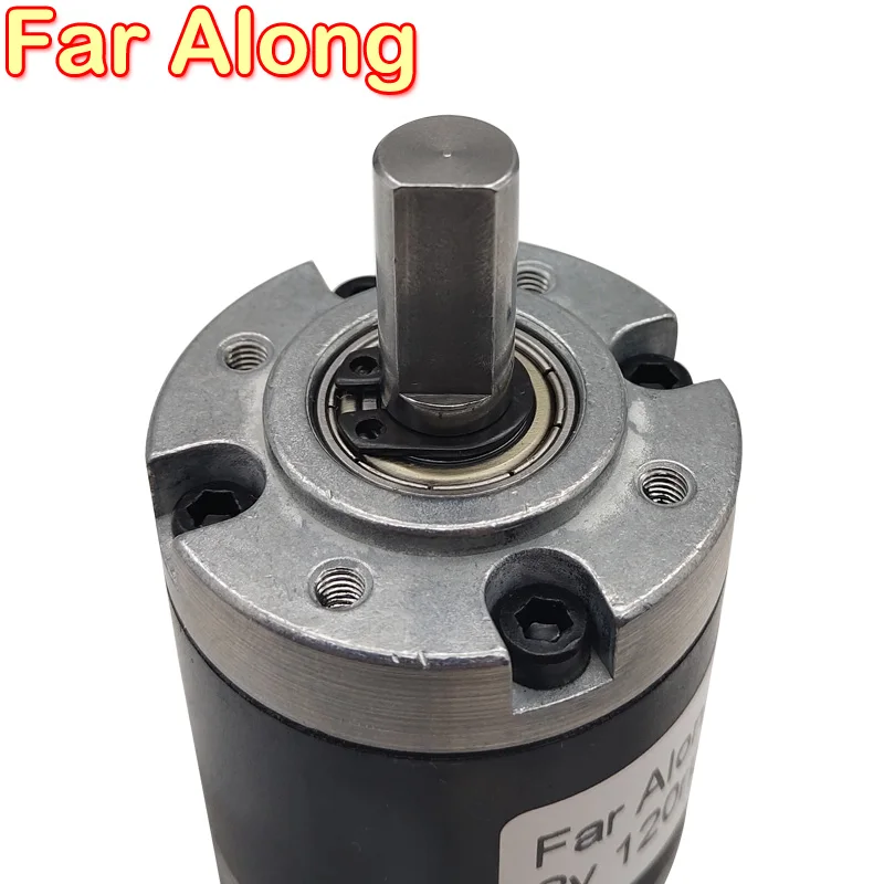 DC Brushless Planetary Geared Motor 12V 24V Long Life High Torque Low Speed Reversible Adjustable Speed Built-in Brushless Drive