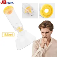 185ml Nebulizer Cup Inhaler Bottle Asthma Inhale Chamber Automizer Spacer Mist Storage Compressor Tank Atomizer Mask Child Adult