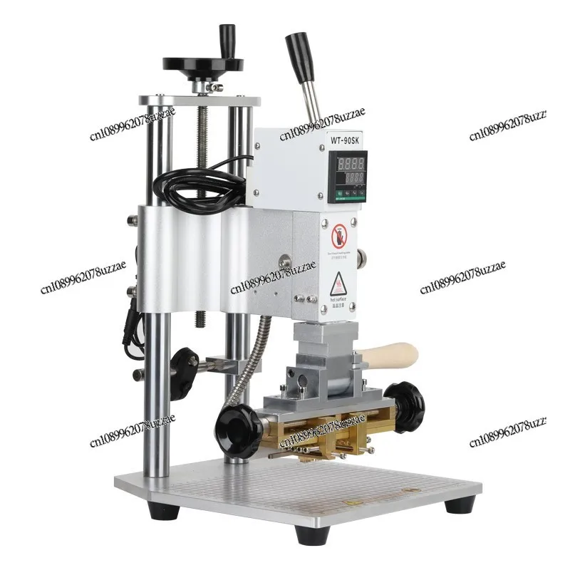 Hair Dryer Leather Box Bronzing Machine PU Leather, Wood Branding Finished Package Hot Stamping Machine