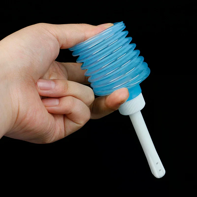 /YOV/Reusable Vaginal Anal Douche Retractable Wash Anal Cleaning Anus Cleaner 200ML