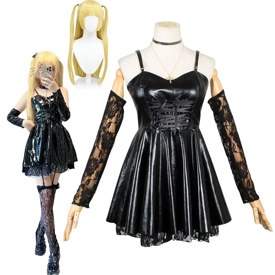 

CosplayWomen Costume Death Note Cosplay Costumes Mihaisha Cos Clothing Leather Skirt Anime Characters Clothes Performance Party
