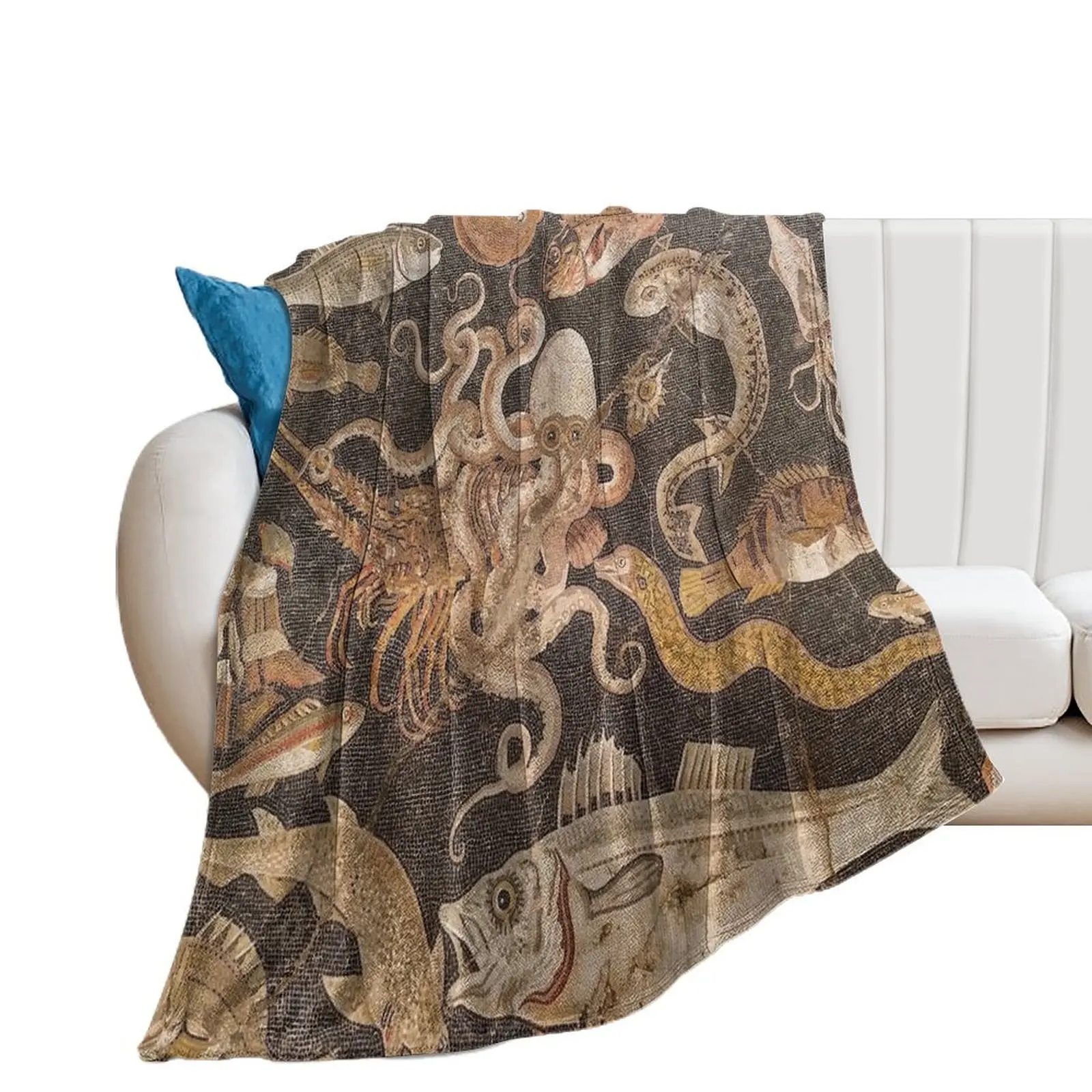 

Pompeii Mosaic Throw Blanket Thins christmas gifts Blankets