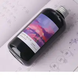 Oramile Big Bottle 300/500ml Smoothly Writing Fountain Pen Non Carbon Color Ink Dip Pen Writing Ink