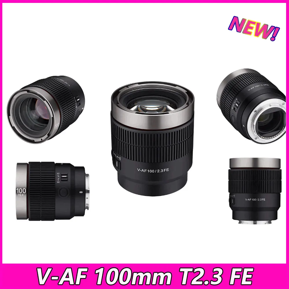 

Samyang V-AF 100 мм T2.3 FE Cine Lens AF полная Рамка для беззеркальной камеры Sony FX6 FX9 A9 A9II A7RIV A7RIII A7III A7C
