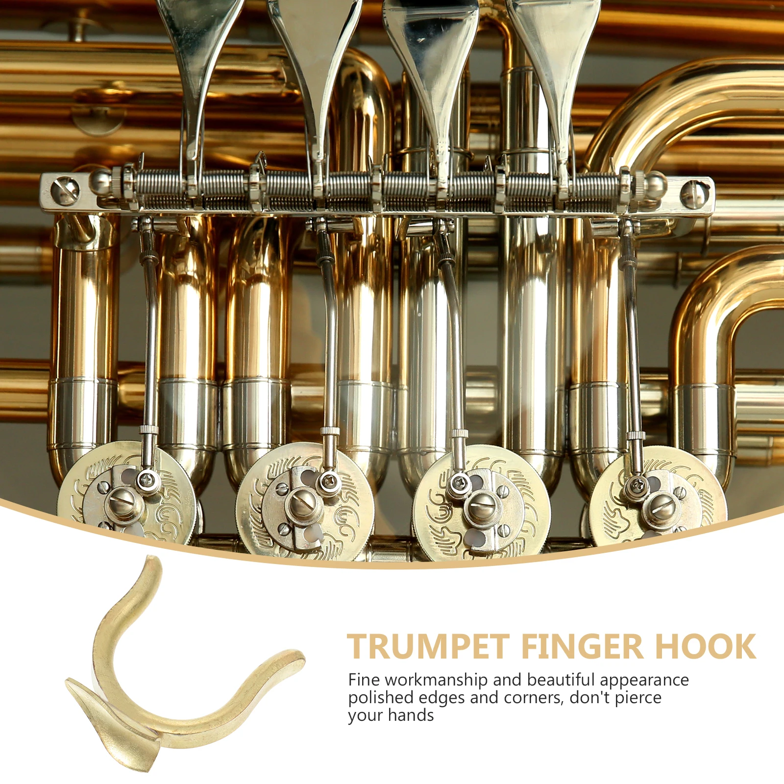 

Small Finger for Trumpet Musical Instrument Copper Replacement Part Musical Instrument Accessory Accessory Durable Professional