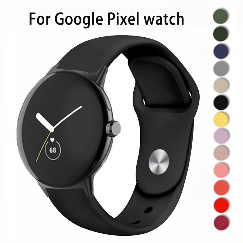 Silicone Strap For Google Pixel Watch Band Smartwatch Accessories wrist Sport Bracelet pulseras Belt for Pixel Watch Active Band