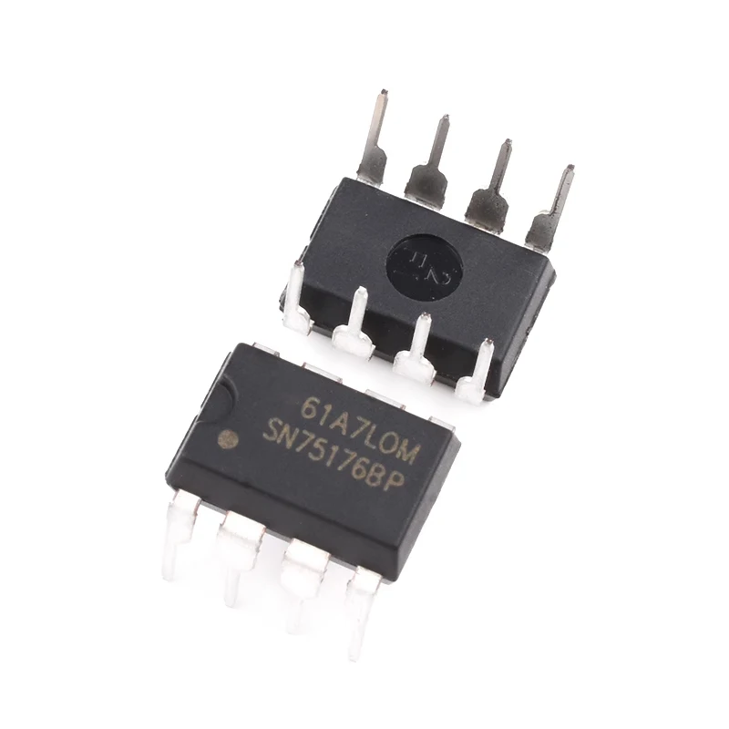 5 PCS SN75176BP SN75176 transceptor de ônibus diferencial/receptor chip driver plug-in DIP-8