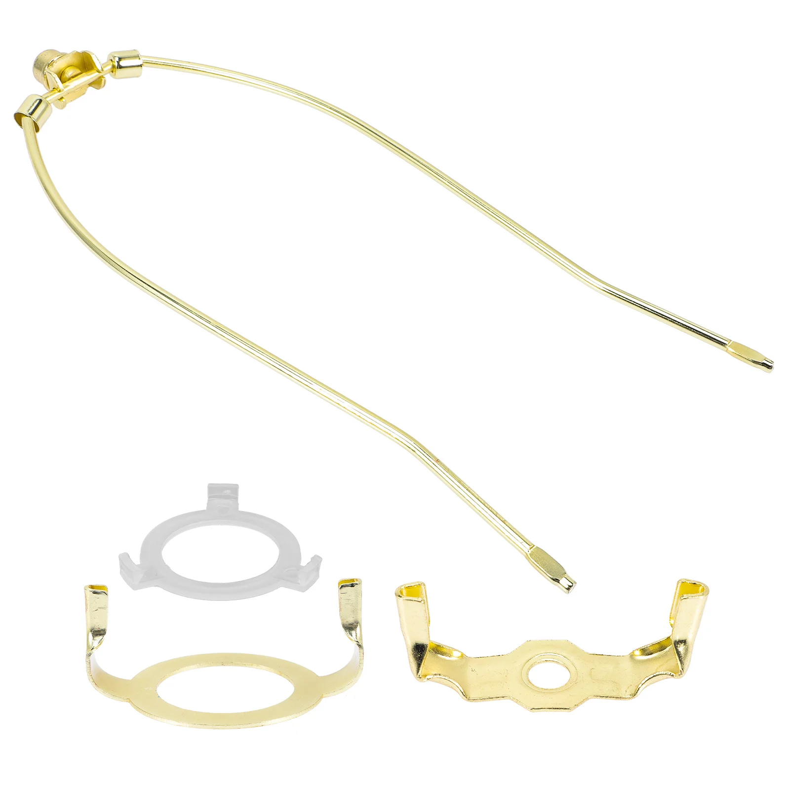 

1Set Lamp Harp DIY Kit Parts Durable Iron Material Adapter for Table Floor Lamps Repair Holder Modern Stylish Look