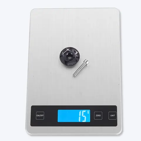 Cykelstyrlagerlock med bultar Skållock Lock Skruv Aluminiumlegering Gaffelstyrlagerlock Cykeltillbehör för MTB Landsväg XC Cykelstyrstam 8 best sales topplock för stång - №8