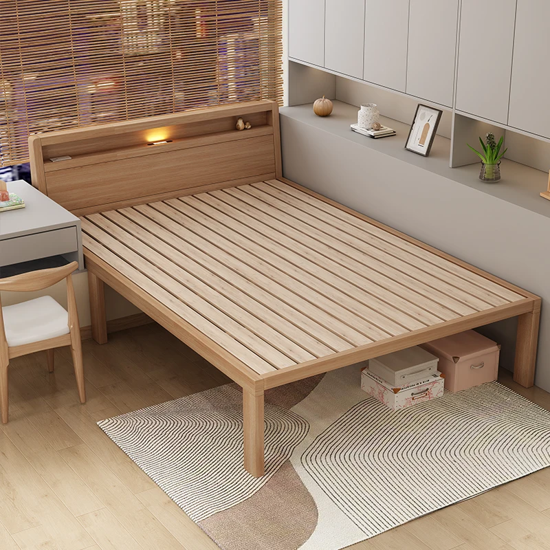 

2025 new model, solid wood bay window, splicing connecting bed, multi-function