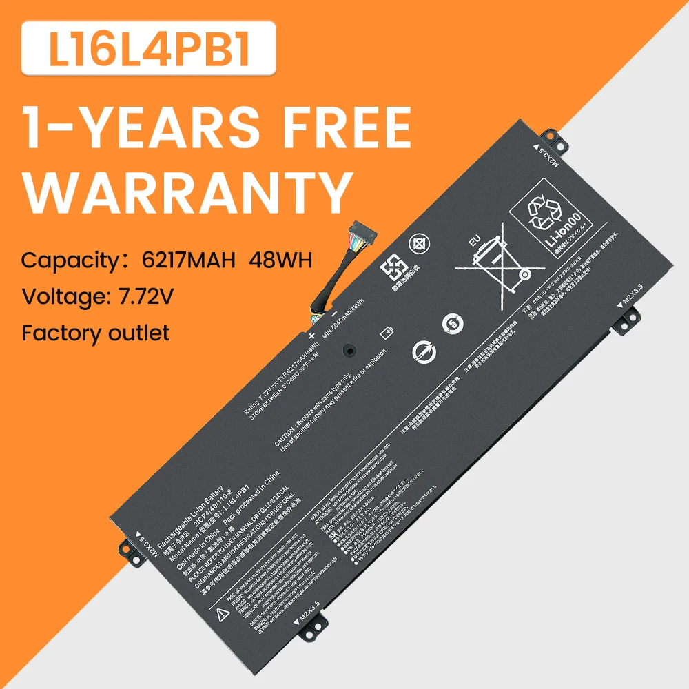 L16L4PB1 L16M4PB1 Laptop Battery For Lenovo Yoga 720-13IKB 13IKBR 15IKB Yoga 730-13IKB L16C4PB1 5B10M52739