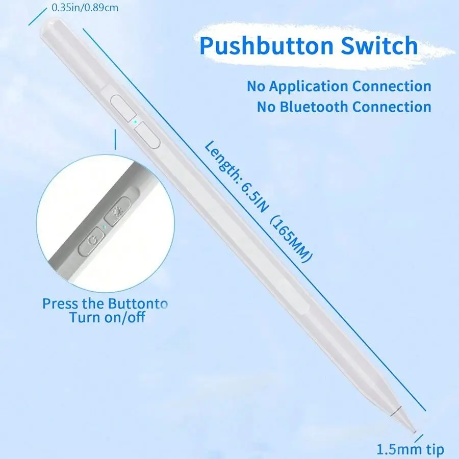 

Applicable to (2018 - 2024) tablets. Equipped with laser lights. Single-click to turn on/off. Anti-touch function. Sloping press