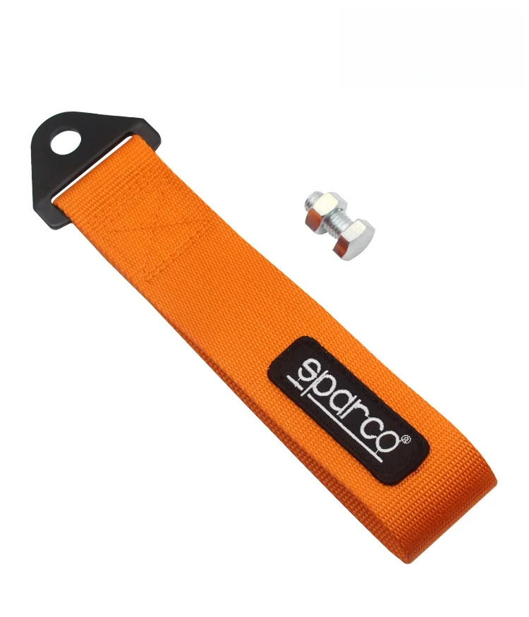 Eparco 24cm Nylon-Anhängerriemen Hochfester Auto-Rennanhängerriemen Automatischer Anhängerriemen Stoßstangen-Anhängerriemen