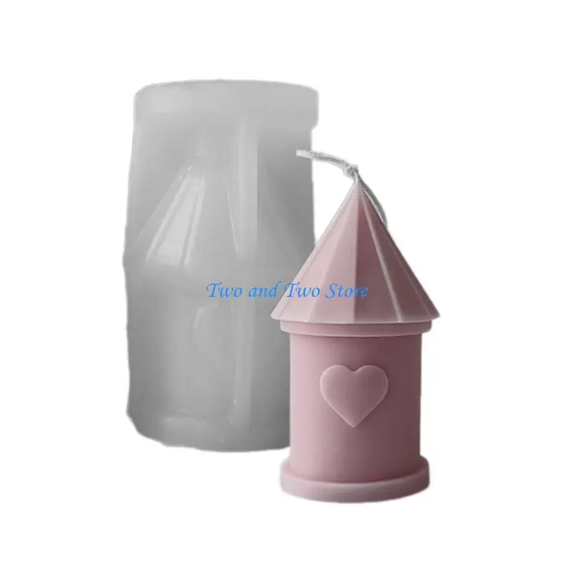

HX6F Premiums House Wax Mould Silicone Mold for Handmade Soap Handmade Gifts