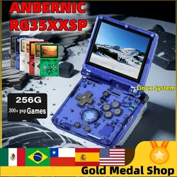 ANBERNIC RG35XXSP Retro Flip Handheld Game Console Linux System 3.5
