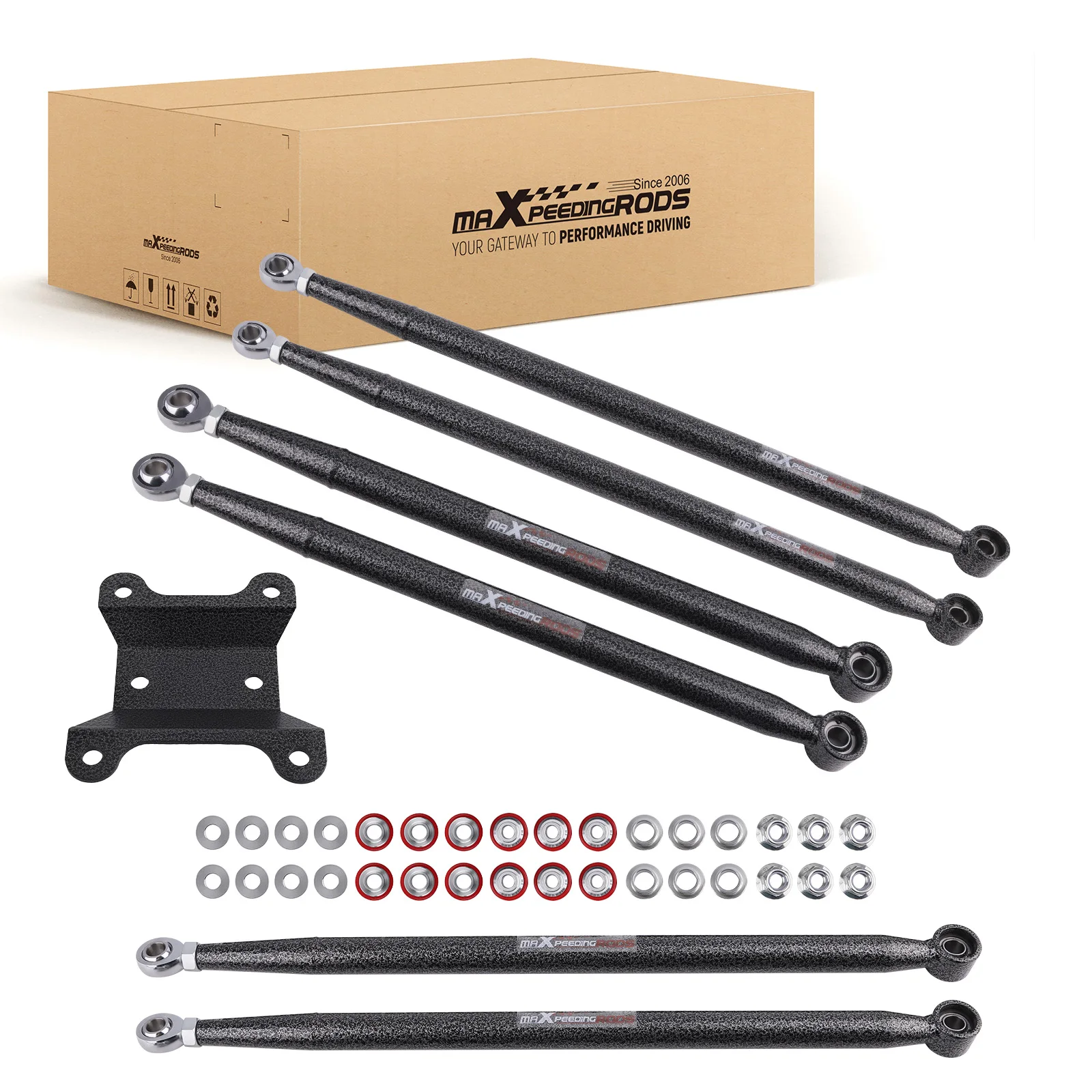 Heavy Duty Rear Boxed Radius Arm Kit for Can-Am Maverick X3 RS Turbo RR 72
