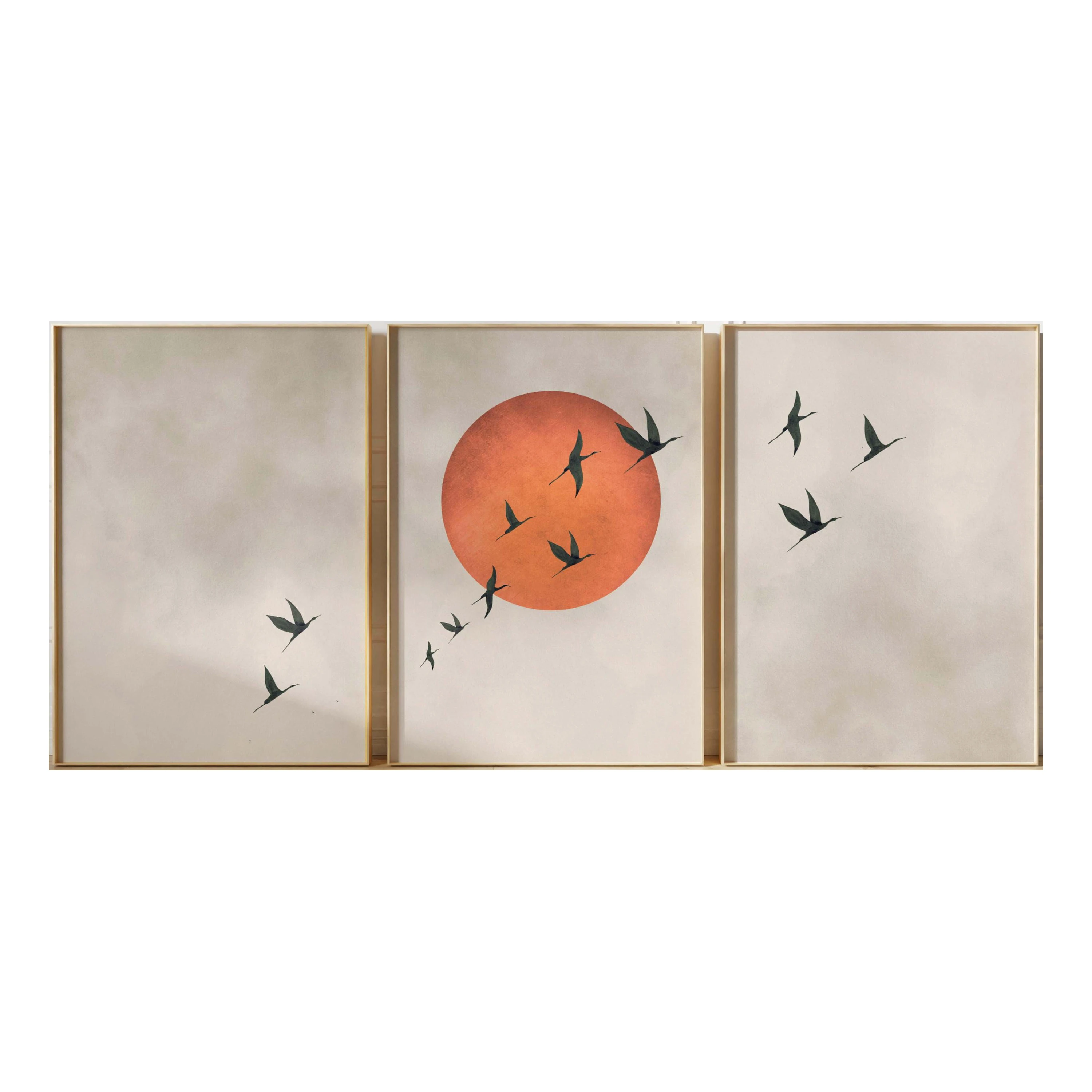 3pcs/Set Retro Japanese Moon F - Home Office Japandi recension och pris