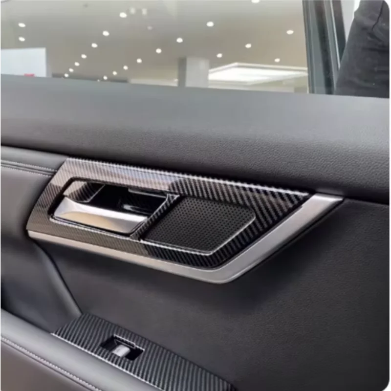 Fit For Mitsubishi AIRTREK 2022-2024 ABS Car Styling Inner Door Handle Bowl Covers Trims Stickers Decoration Accessories