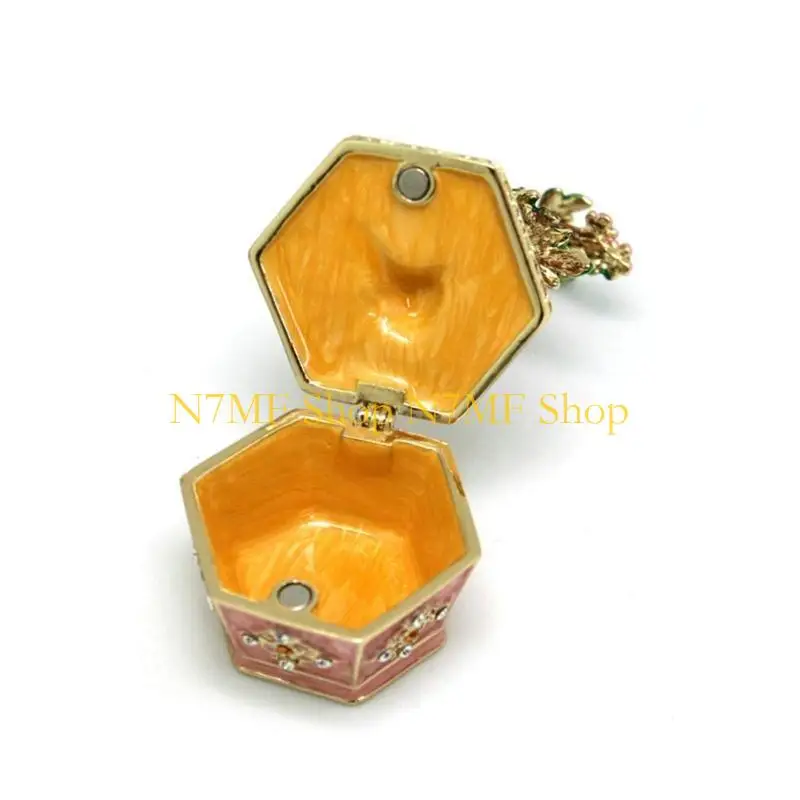 

N7MF элегантный орнамент в форме денежного дерева, коробка для хранения ювелирных изделий ручной работы с крышкой, стильное для