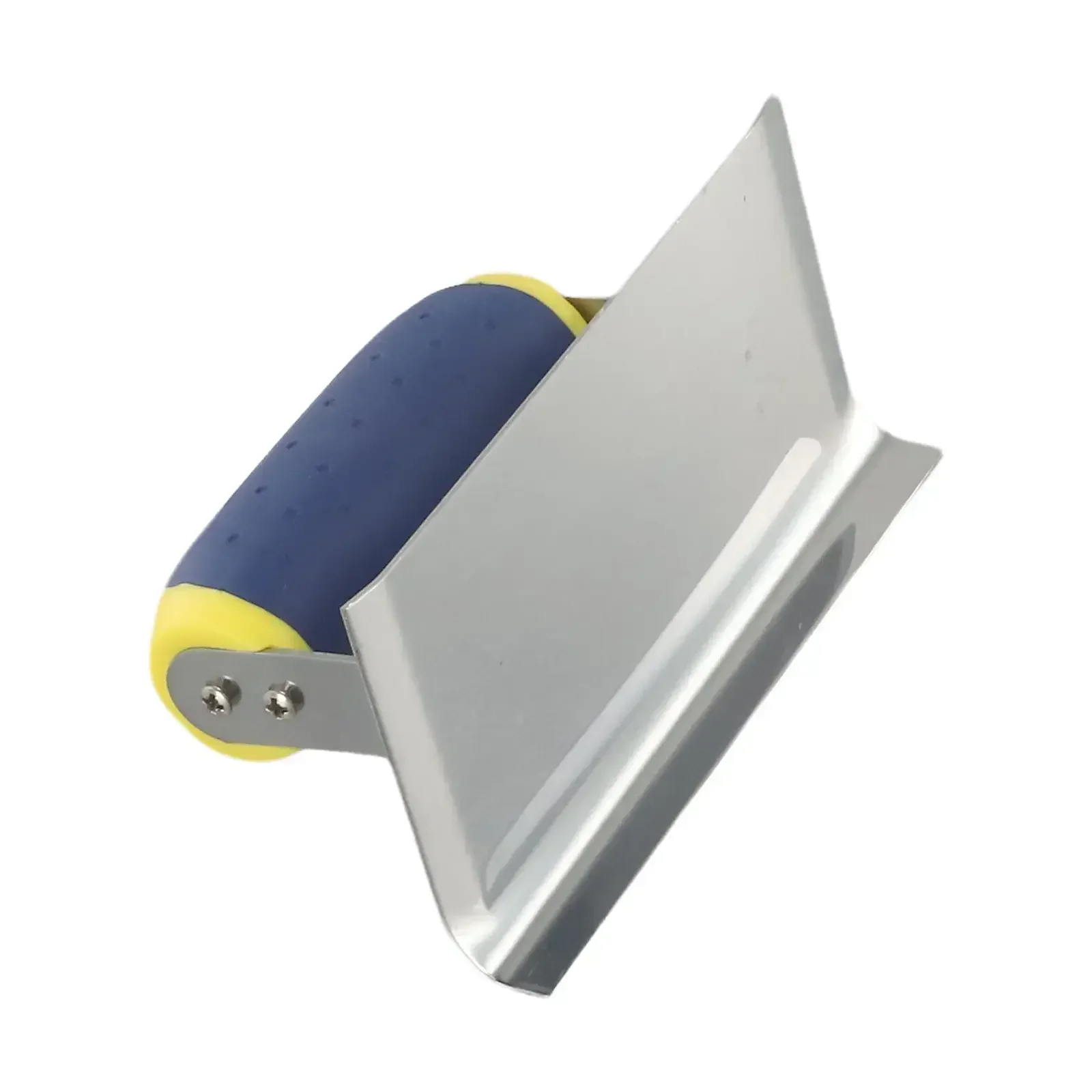 1pc Corner Trowel Stainless Steel With Grip Handle Professional Plaster Accessory Wall Repair Tool For Mudding Drywall Scraping