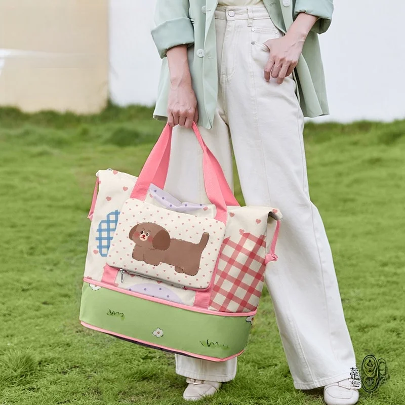 portable-travel-bag-outing-handheld-foldable-large-capacity-short-trip-carryon-convenient-storage-luggage-bag-for-youth
