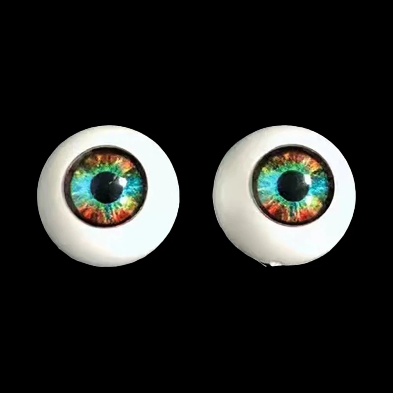 1 paio 10mm/12mm/14mm/16mm/18mm bulbo oculare della bambola per BJD occhi della bambola fai da te accessori occhi animali occhi acrilici bulbi oculari della bambola