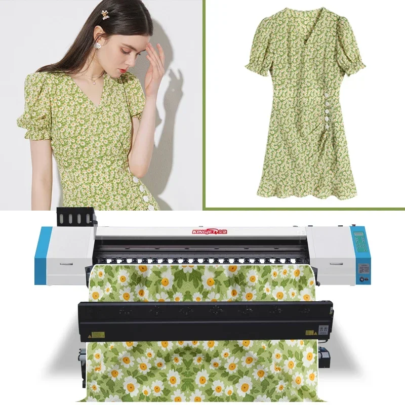 

Digital textile fabric printing machine dye sublimation impresora textil photo clothing printer for clothes transfer paper socks