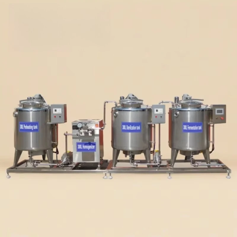 Industrial 300L Yogurt Processing Plant Cup Filling Machine Cheese Production Line Packaging Equipment Automatic Top Seller