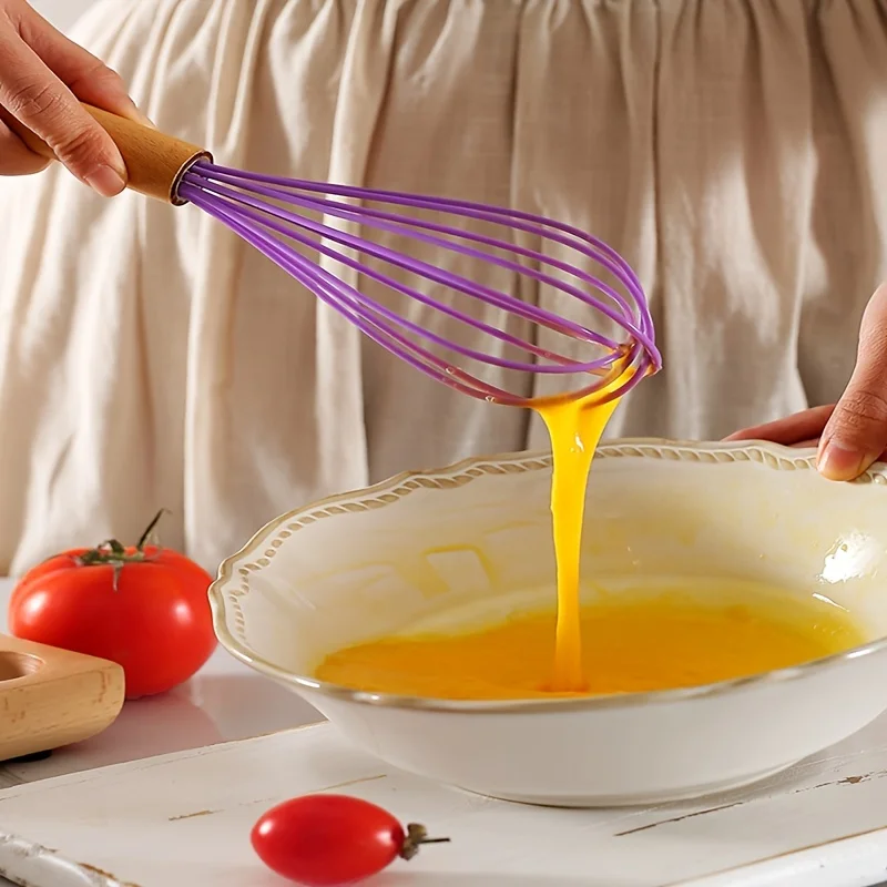 10-Inch Wire Whisk, Balloon Whisks for Cooking, Thick Durabl