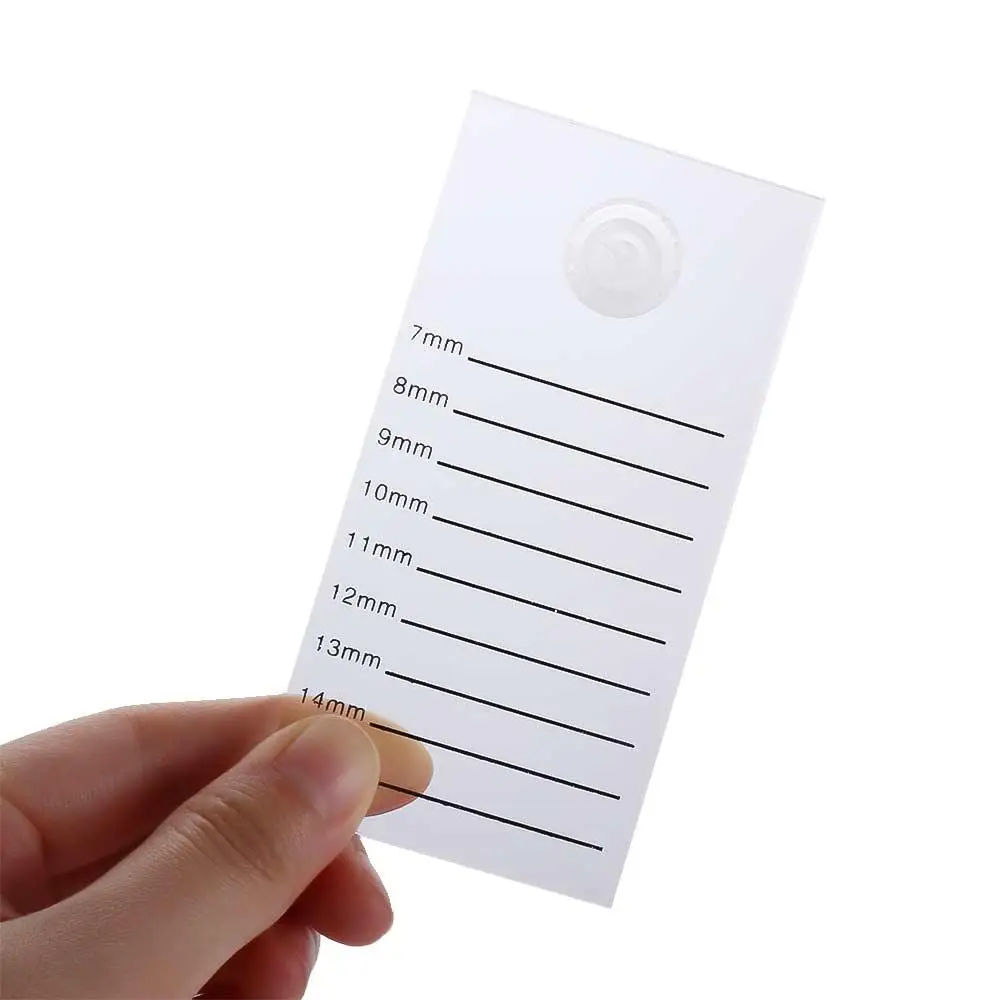 Strumenti per il trucco Ciglia Mark Pad Supporto per ciglia finte Ciglia Colla Pallet Vassoio per ciglia finte Piastra per ciglia trasparente Piastrella per ciglia finte