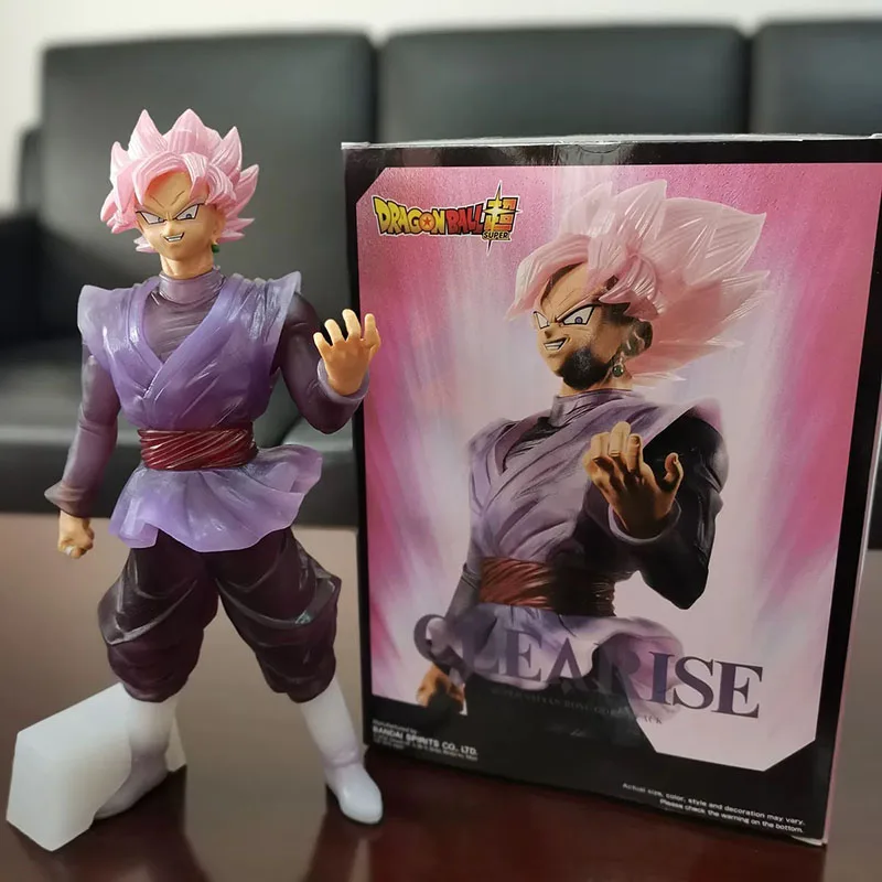 New Product Dragon Ball Clearise 19cm Super Saiya Pink Statue Pvc Anime Action Figures Model Dolls Desktop Ornament Kids Gift