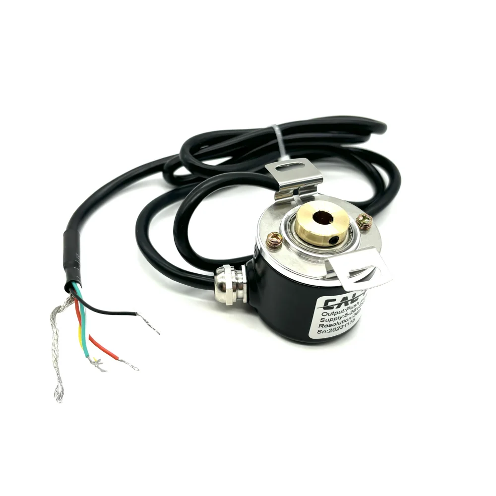 CALT GHH38 6mm through hollow shaft line driver rotary encoder 360ppr Incremental Rotary Encoder