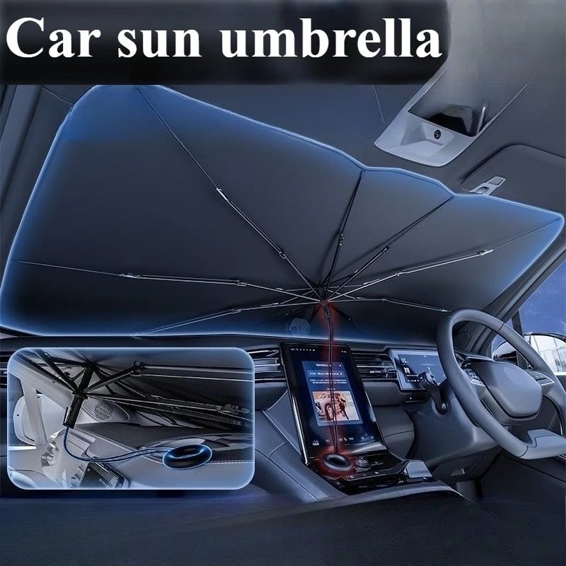 

Car Pull Ring Parasol for Nissan Frontier - Front Door & Windshield Sun Shield, UV Protection & Heat Insulation