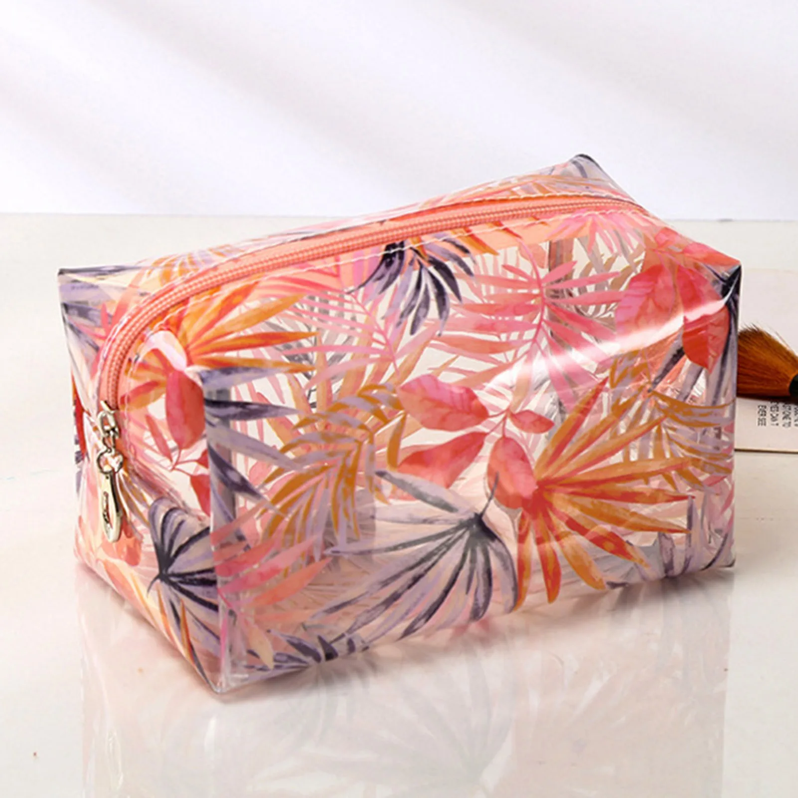 Transparent Travel Cosmetic Bag Creative Ladies Mini Storage Cosmetic Bag for Small Items Storage Management