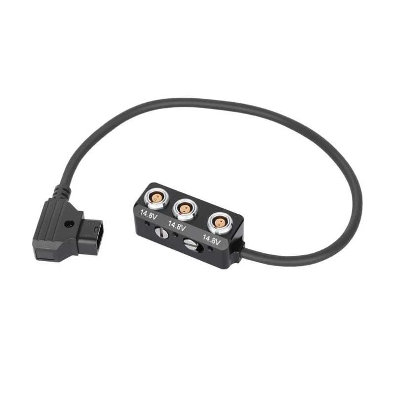 

U55B Small 14.8V Output Distribution Case, D-Tap to Three 2-Pin 0B Supply Cable for Camera Users Running Monitor, EVF and Video