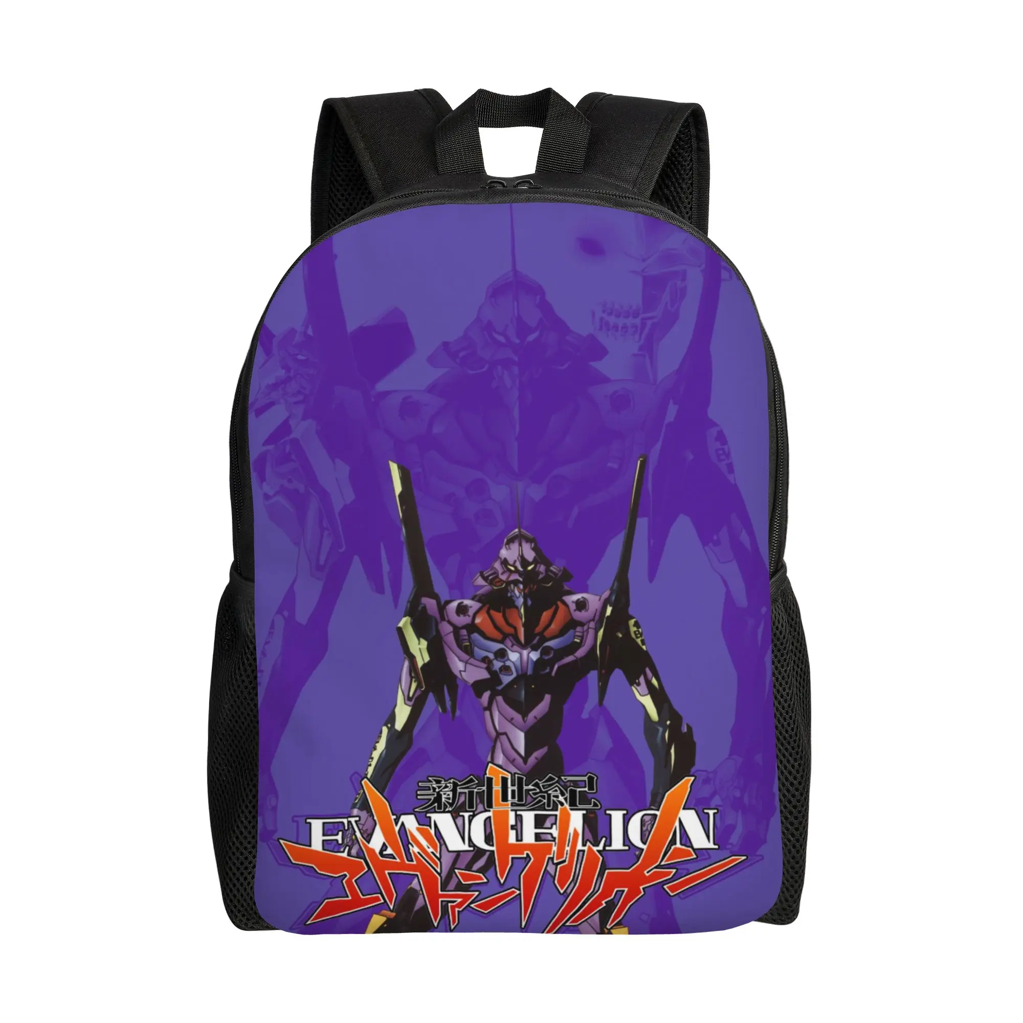 

Custom E-Evangelions Backpack for Women Men Waterproof College School Hip Hop EVA Anime Bag Print Bookbags