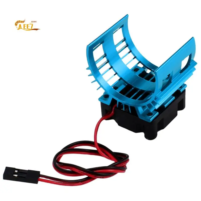 

AEE7-RC Car 540 550 3650 3660 3665 Brushless Electric Motor Cover Heatsink Cooling Fan For 124017 124016 Parts