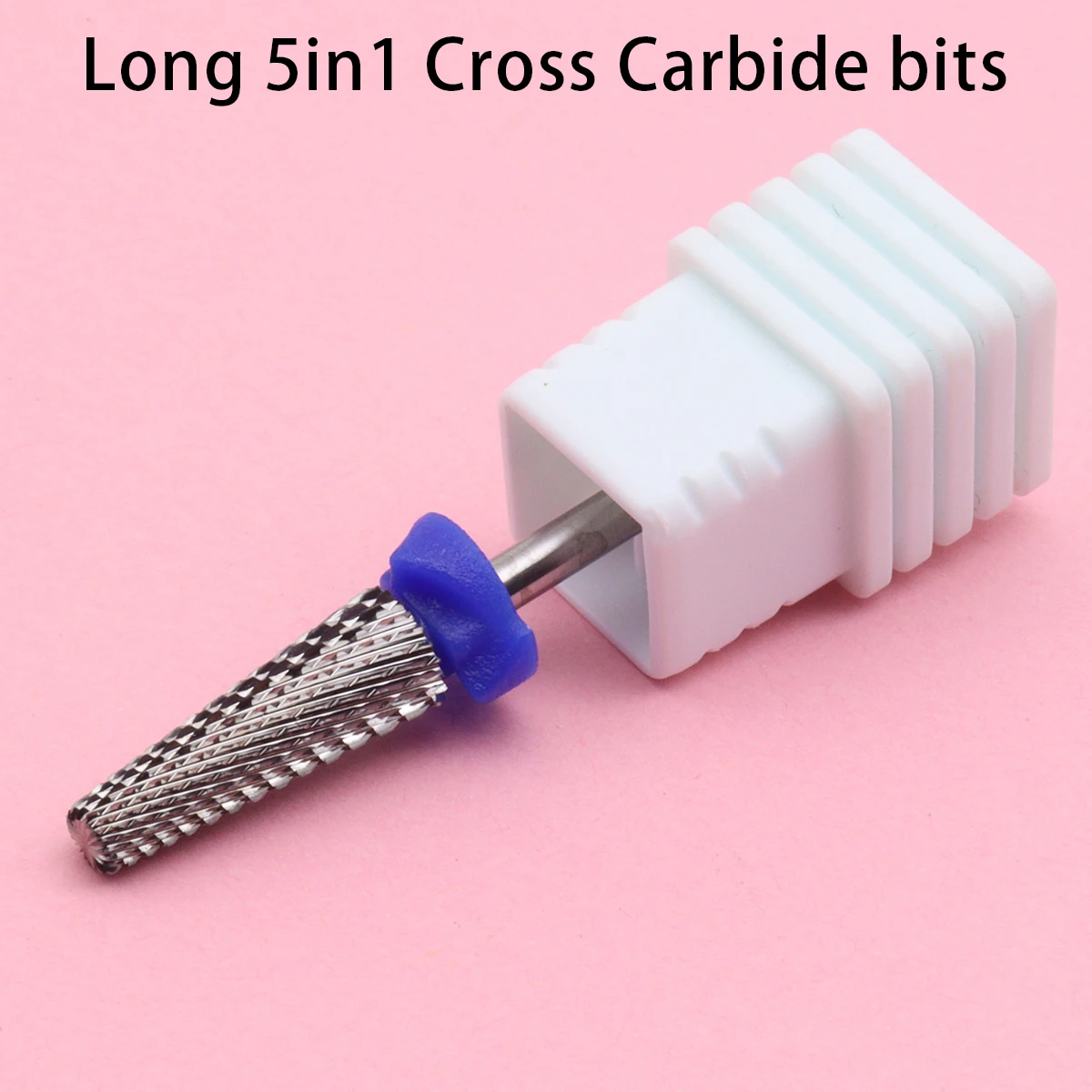 New 5 IN 1 Cross Teeth Carbide multi-function Tamper Tungsten Carbide nail milling drill bits Double hand use