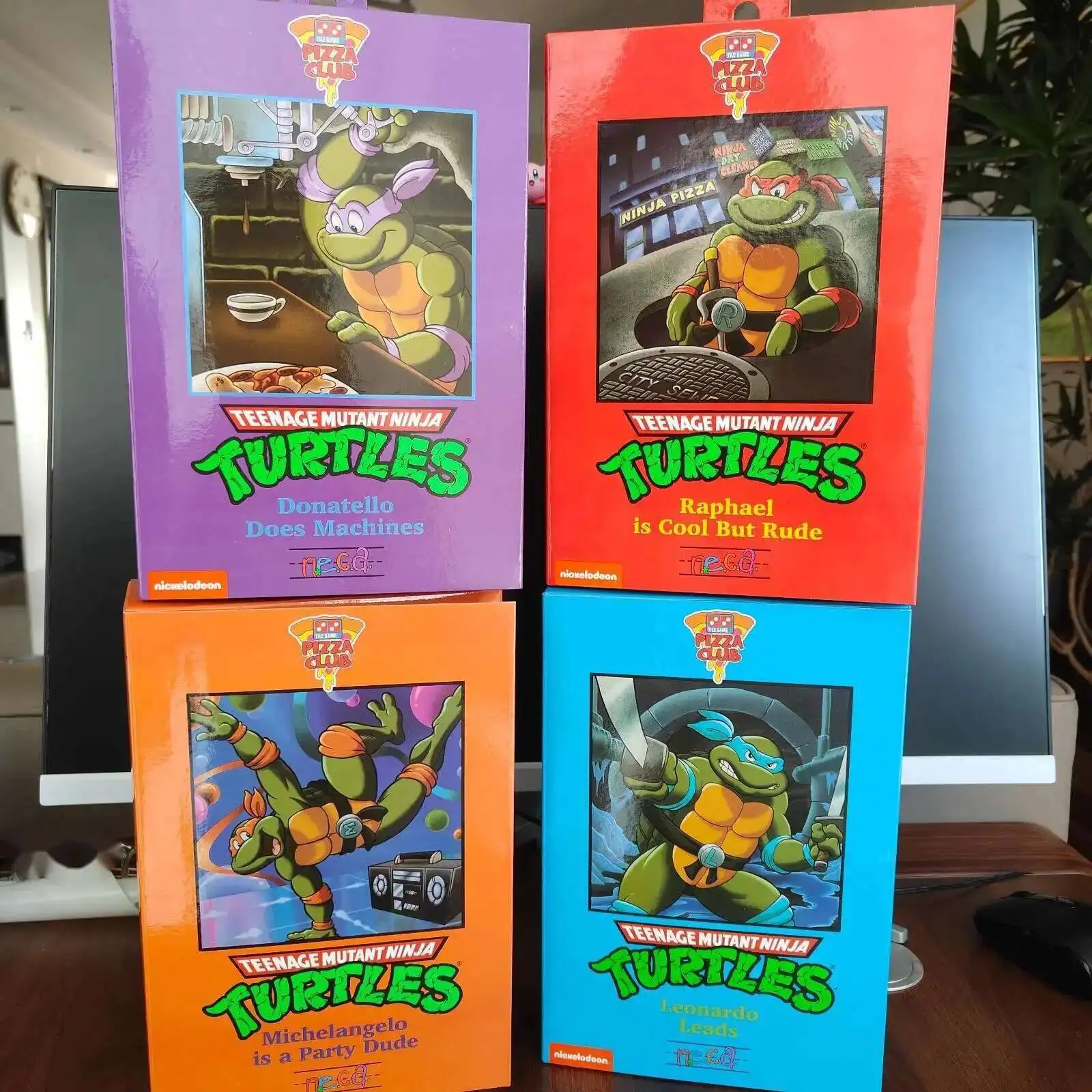 NECA Leonardo Ninja Turtles Action Figures - Collectible Anime Toys
